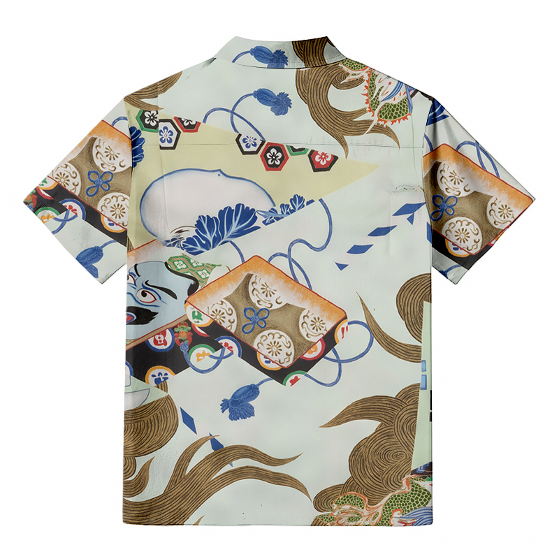 Cardydony Men's The Dragon God Hawaiian Shirt