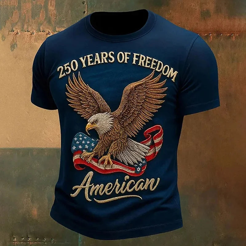 Cardydony Men's American 250th Anniversary T-shirt
