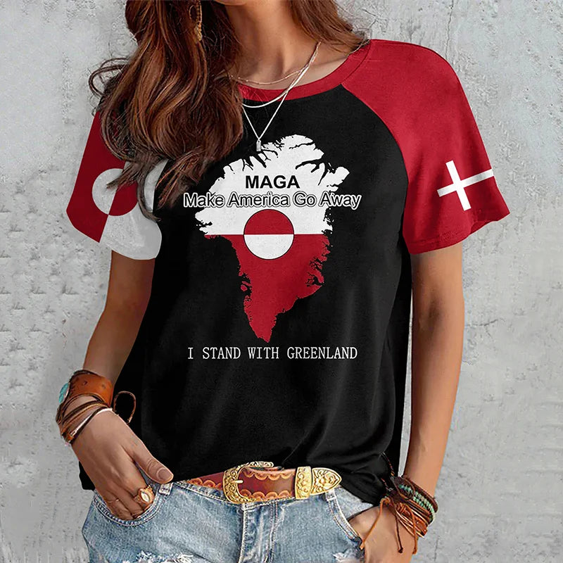 Cardydony Greenland Women's Printed T-shirt