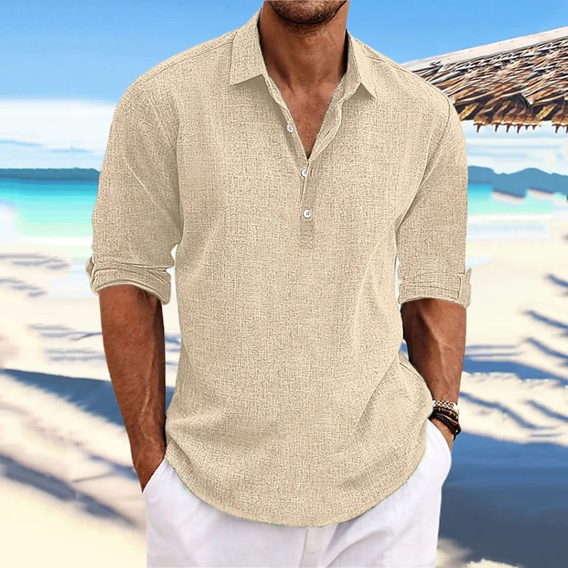 Cardydony Vintage Linen Blend Shirt