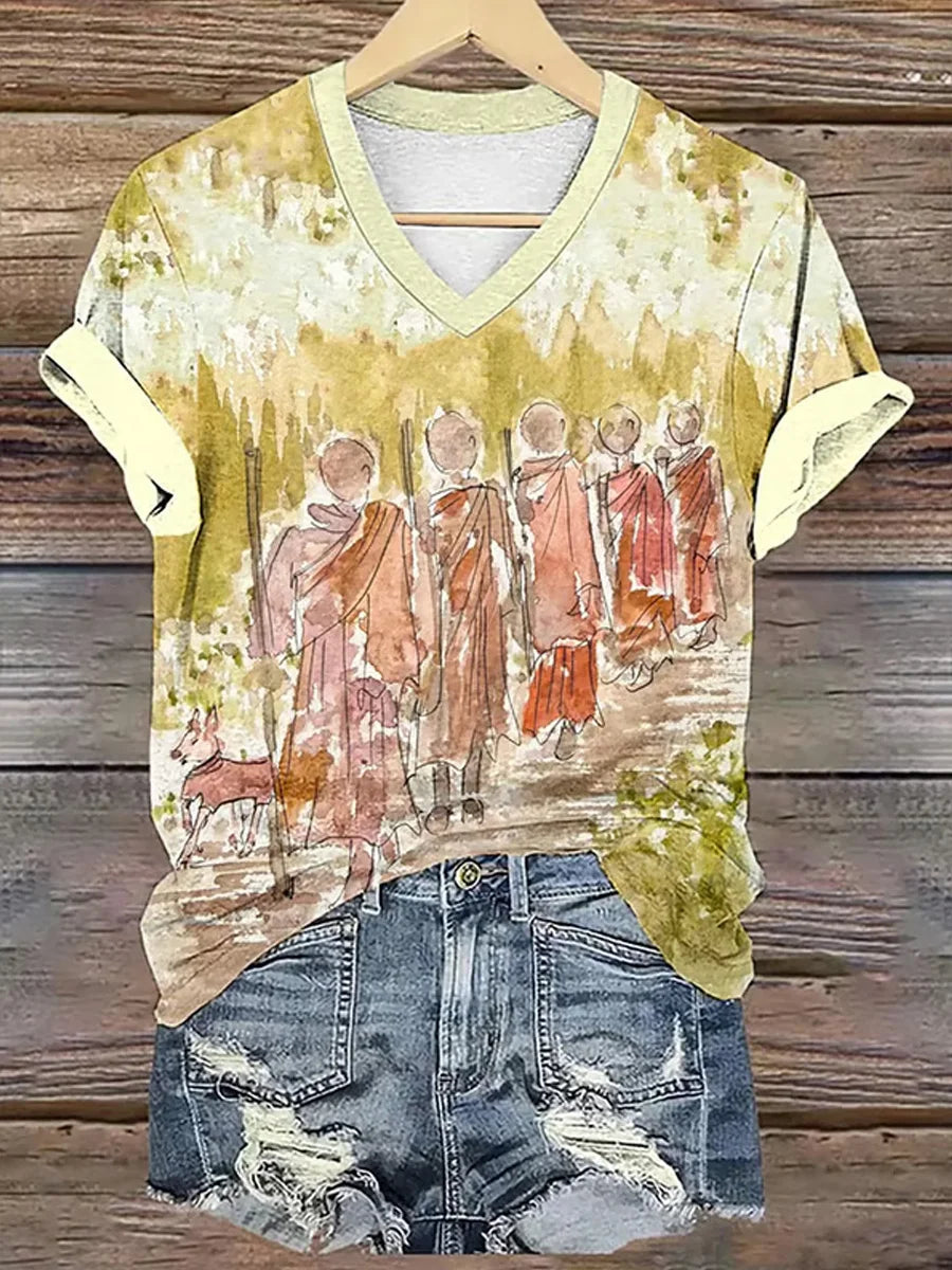 Cardydony Walk For Peace Printed T-shirt