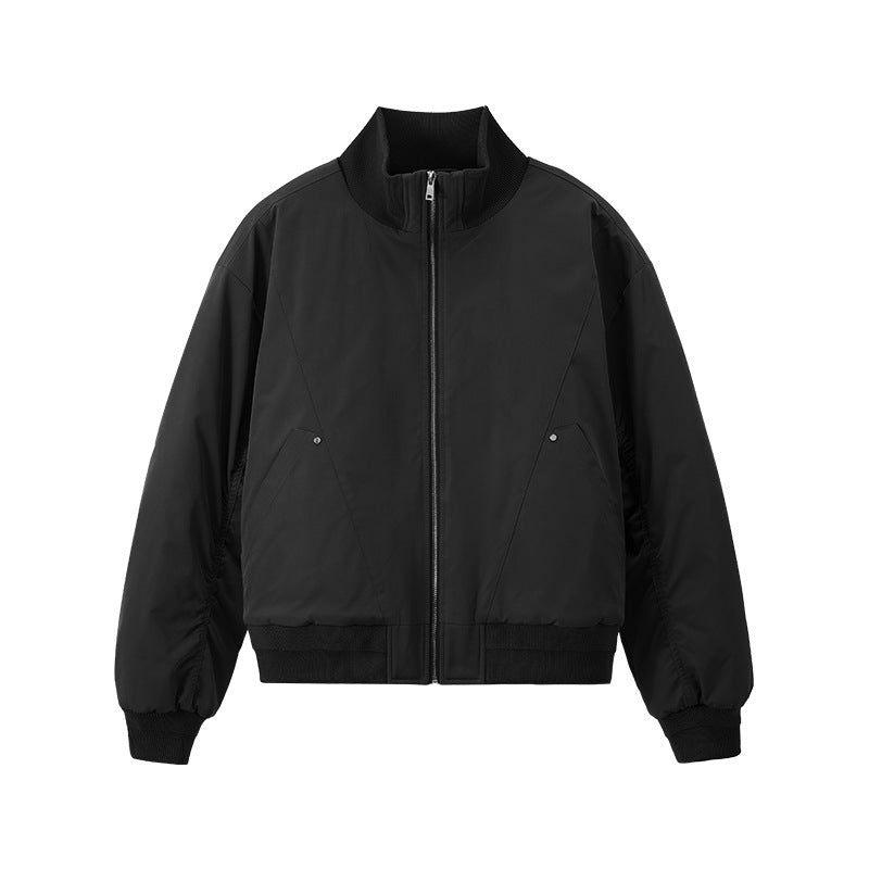 Cardydony Women's Bomber Jacket Women — Stand-Collar Zip, Quilted Lining