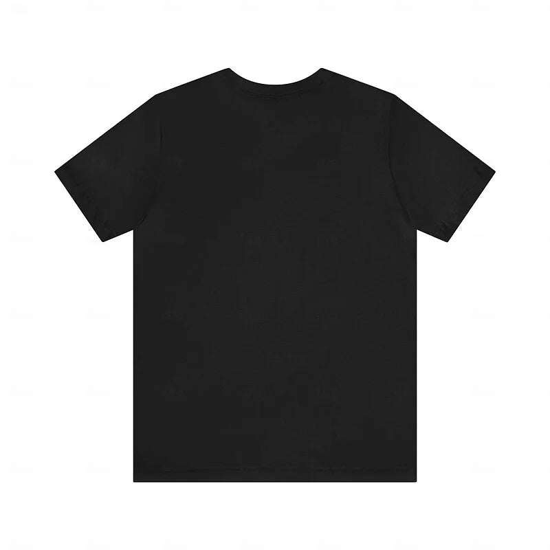 Cardydony Women's Letter National Flag Vintage Short T Shirt