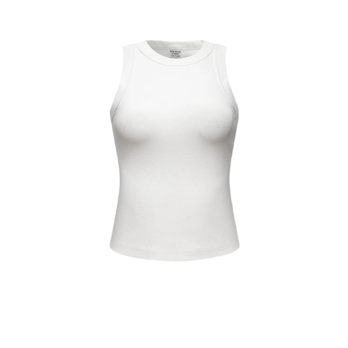 Cardydony Women's Washed Effect Ribbed Crop Tank