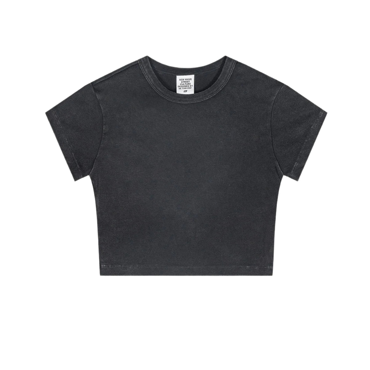 Cardydony Women's Graphic Cotton Cropped Tee
