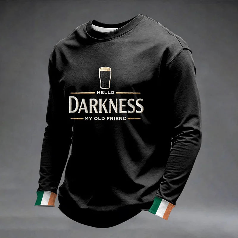 Cardydony Men's St. Patrick's Day Print Casual Crew Neck Sweatshirt