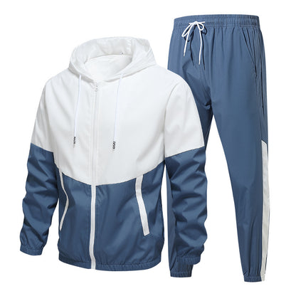 Cardydony Mens Zip-Up Jacket and Pants Set
