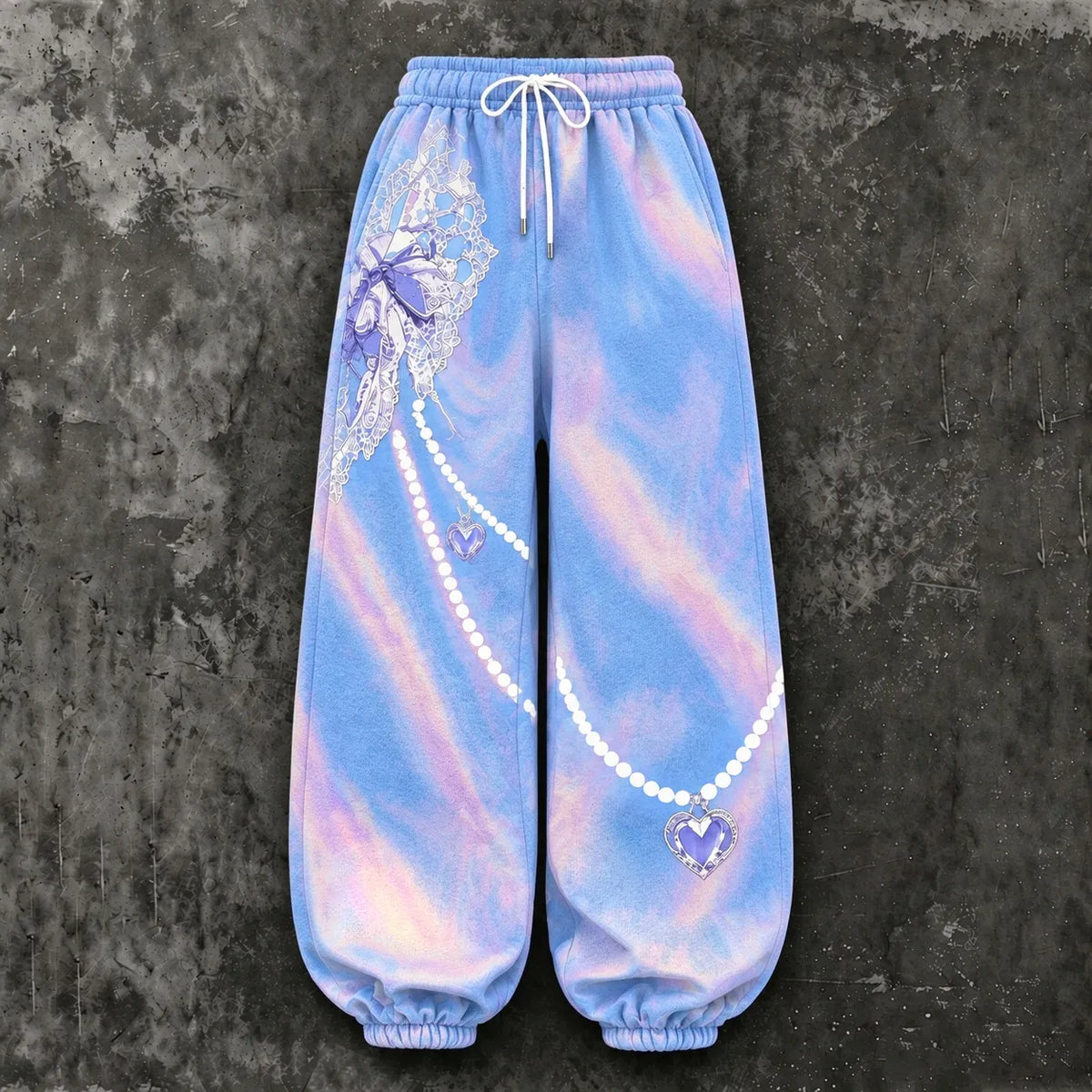Cardydony Women's Stylish Tech Inspired Art Print Casual Pants