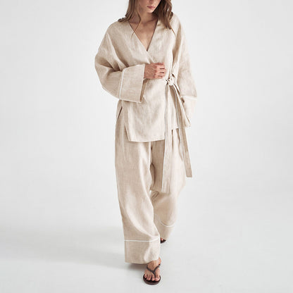 Cardydony Women's Elegant Cardigan And Casual Pants Two-piece Set