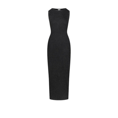 Cardydony Women's Bodycon Maxi Dress | Sleeveless Cotton Blend