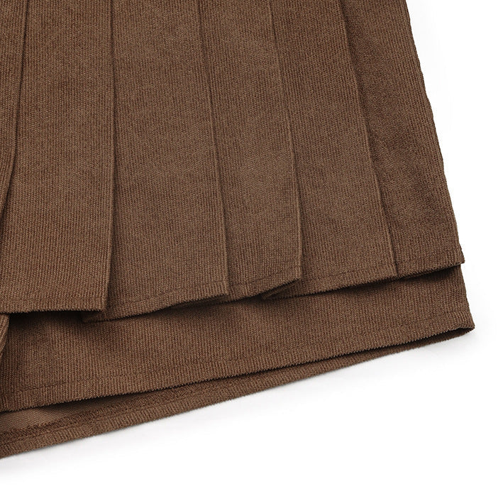Cardydony Women's Women's Pleated Mini Skirt | High Waist A-Line Skort