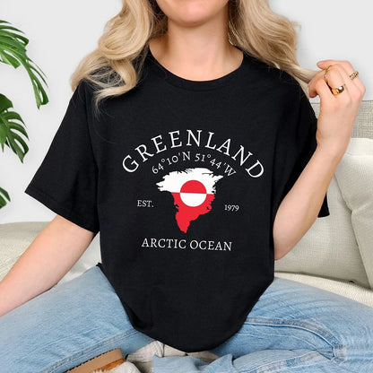 Cardydony Women's Stand With Greenland T-shirt