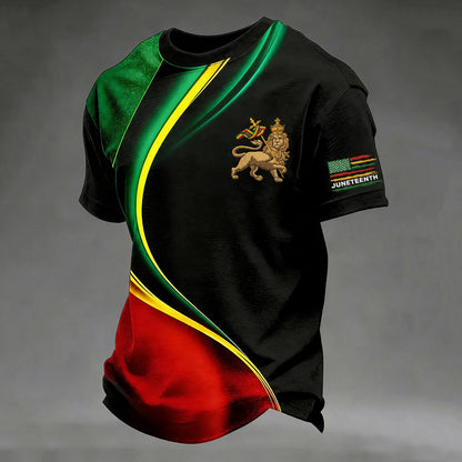 Cardydony Wen's Lion Of Judah Gradient Short-sleeved T-shirt