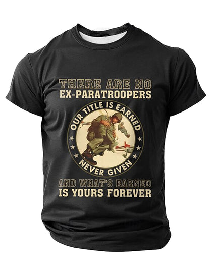 Cardydony Men's Vintage Us America 250 Year Anniversary Veterans Day Print T Shirt