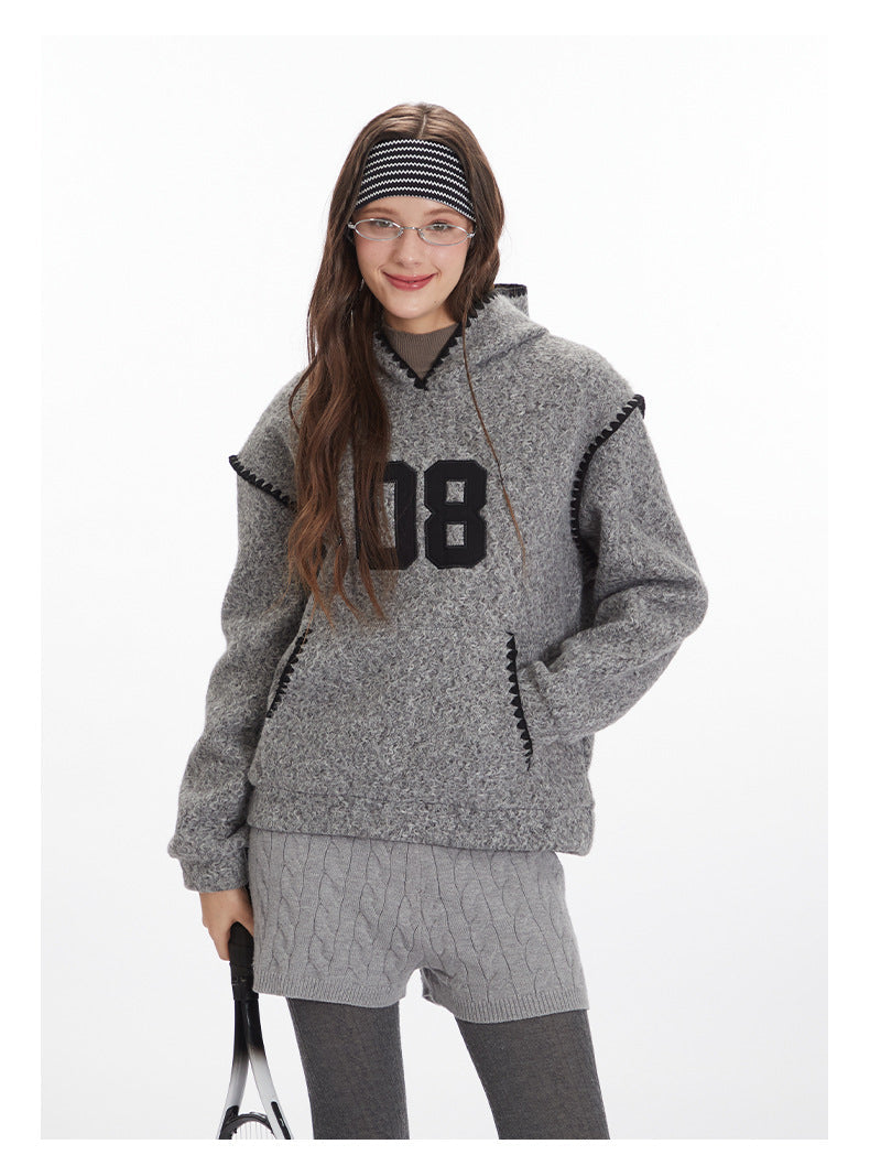 Cardydony Women's Fleece Hoodie | Winter Oversized Sweatshirt