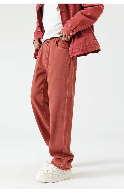 Cardydony Classic Straight-Leg Jeans in Trendy Color Options