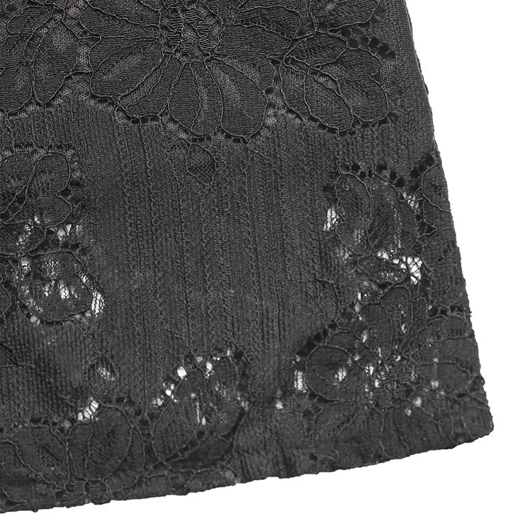 Cardydony Women's Women's Lace Button Blouse | Short Sleeve V-Neck Top