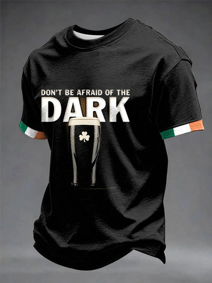Cardydony Men's St. Patrick's Day Pattern Crew Neck Short Sleeve T-shirt