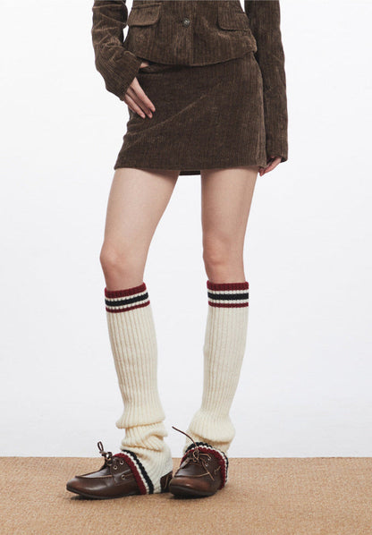 Cardydony Women's 90s Grunge A-Line Mini Skirt | Soft Corduroy Fabric