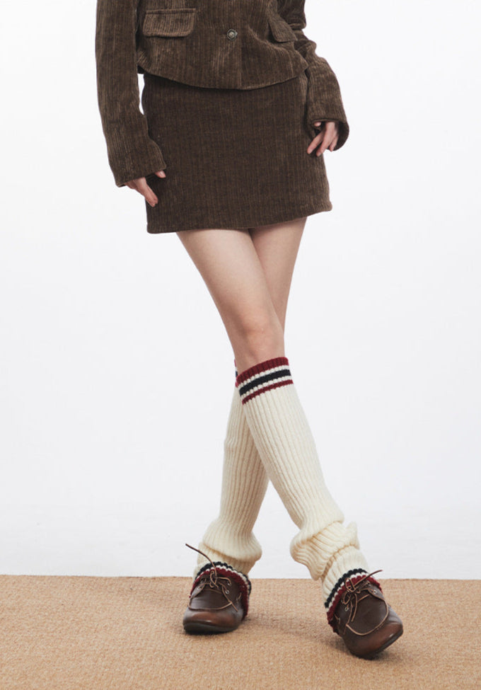 Cardydony Women's 90s Grunge A-Line Mini Skirt | Soft Corduroy Fabric
