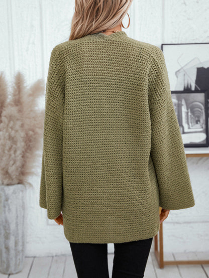Cardydony Women's Cozy Textured Open-Front Cardigan for Effortless Layering