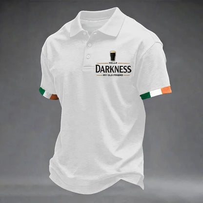 Cardydony Men's St. Patrick's Day Print Casual Polo Shirt