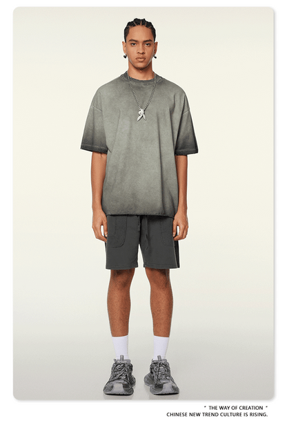 Cardydony Women's Cloud Wash Oversized Tee | Acid Wash Streetwear