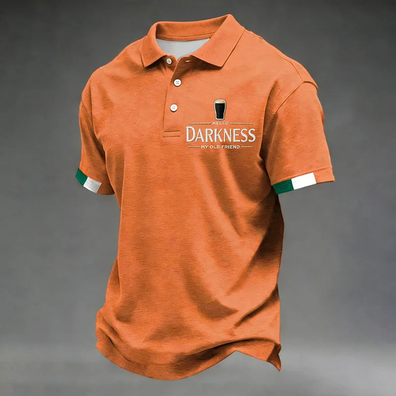 Cardydony Men's St. Patrick's Day Print Casual Polo Shirt