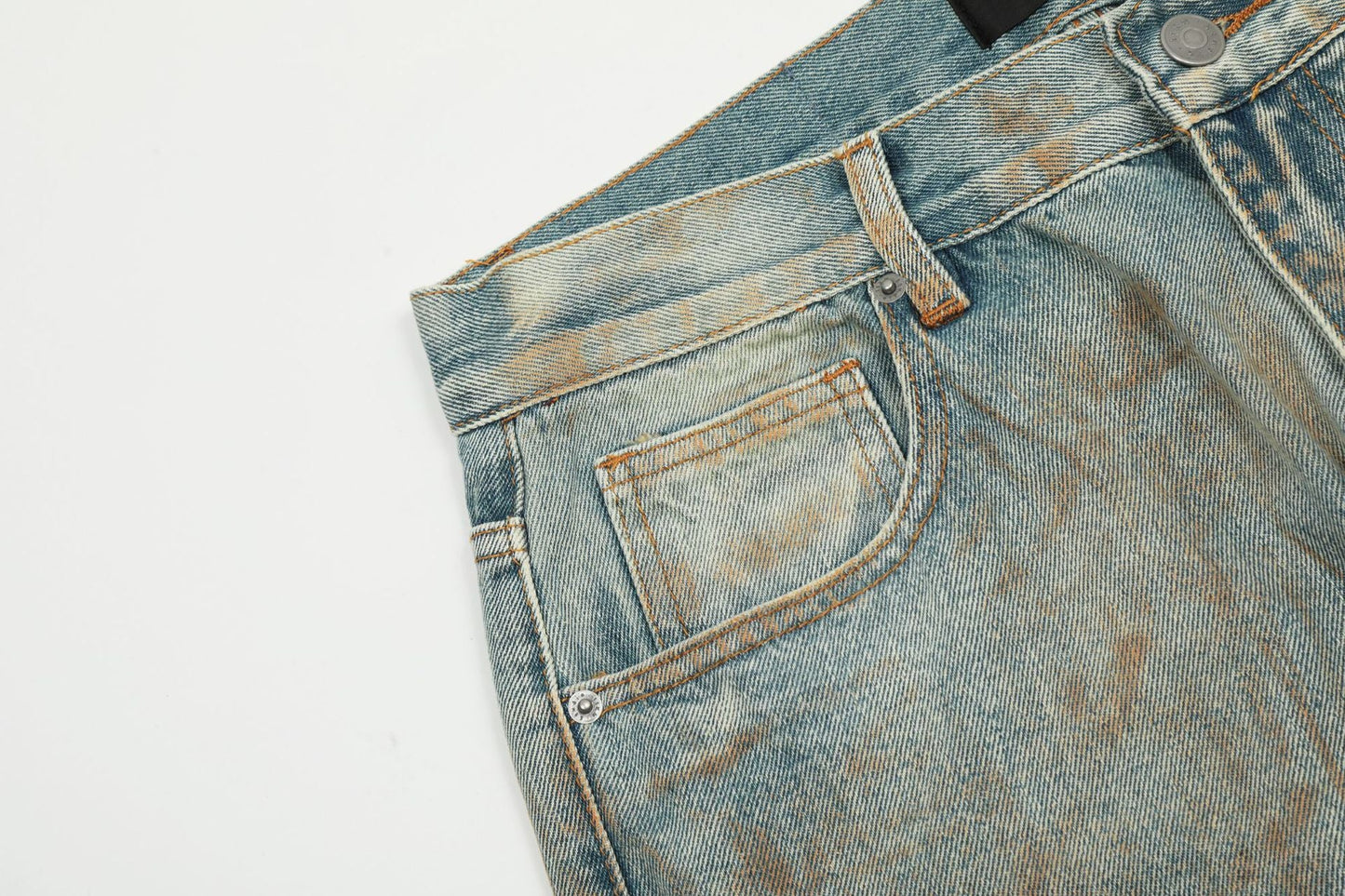 Cardydony Women's Vintage High-Waisted Straight-Leg Cotton Jeans