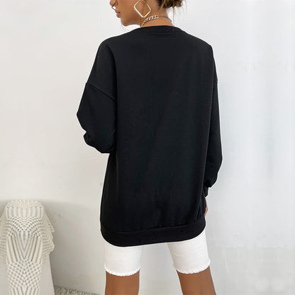 Cardydony Women's Oversized Graphic Sweatshirt | Cotton Blend Streetwear
