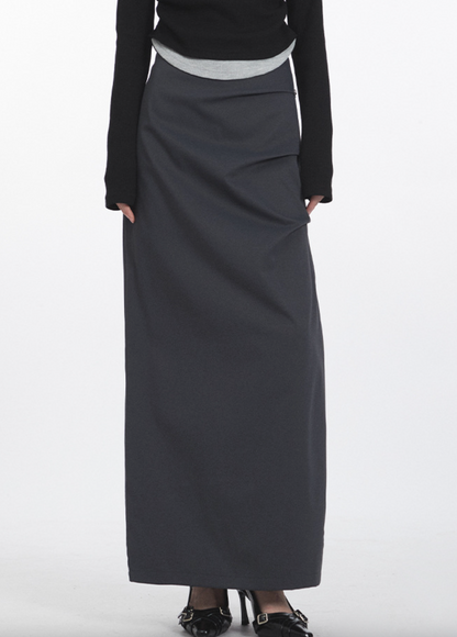 Cardydony Women's Chic High-Slit Midi Pencil Skirt for Effortless Elegance