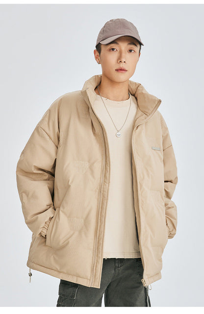 Cardydony Minimal Stand Collar Down Puffer Jacket