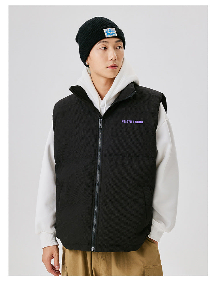 Cardydony Textured Down Puffer Vest