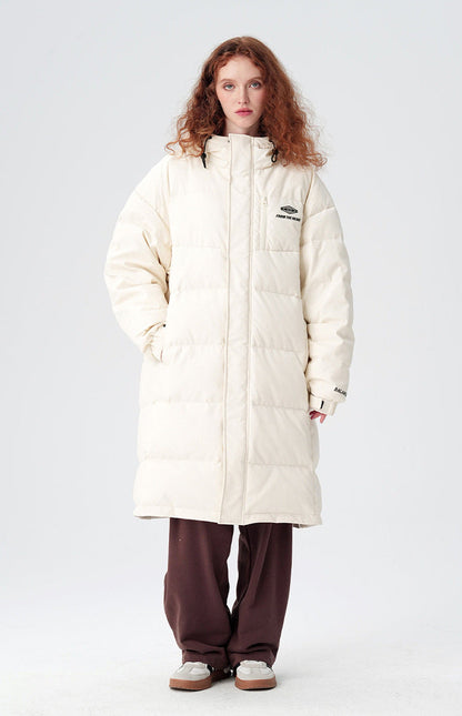 Cardydony Nordic Minimalist Puffer Long Coat