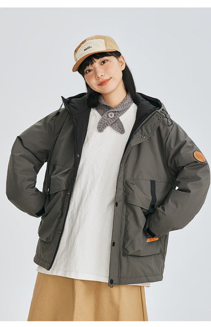 Cardydony Patch Badge Down Puffer Coat