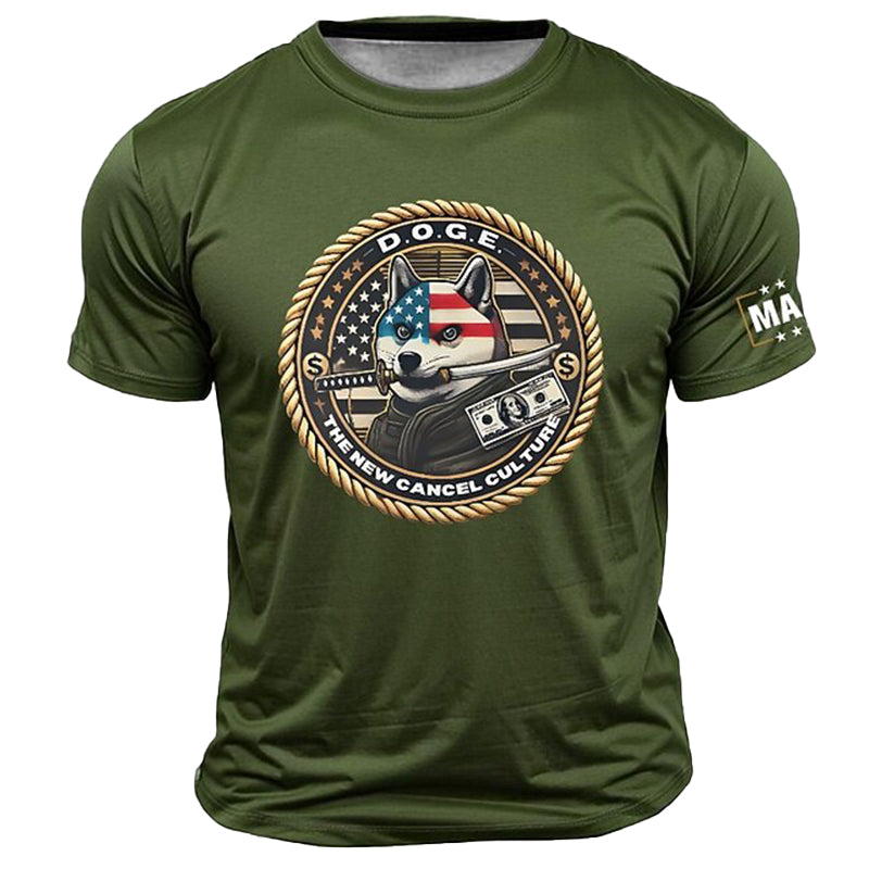 Cardydony Men's Retro Us America 250 Year Anniversary Veterans Day Print T Shirt