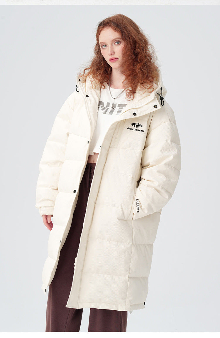 Cardydony Nordic Minimalist Puffer Long Coat