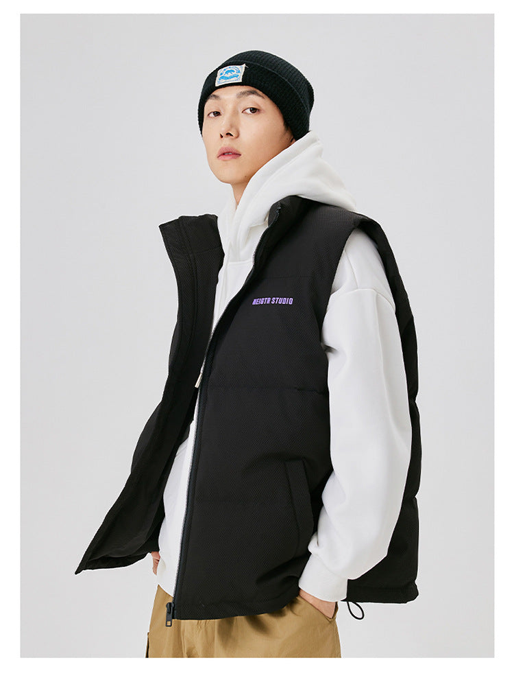 Cardydony Textured Down Puffer Vest
