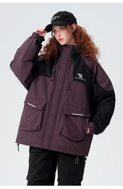 Cardydony Technical Color Block Mountain Parka