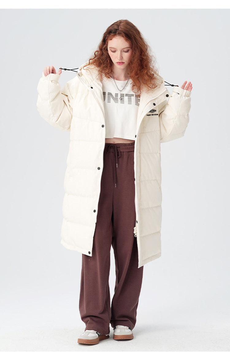 Cardydony Nordic Minimalist Puffer Long Coat