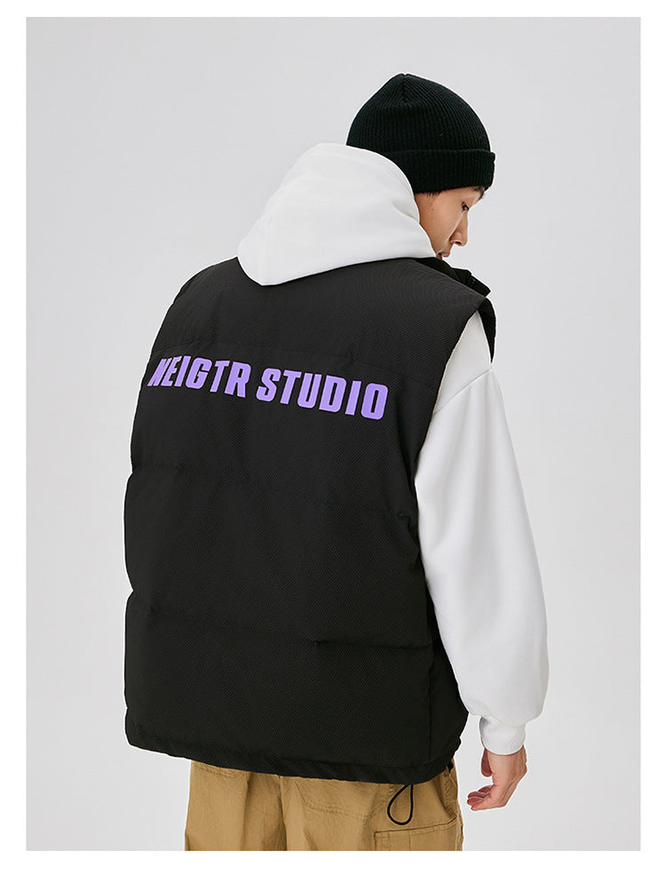 Cardydony Textured Down Puffer Vest