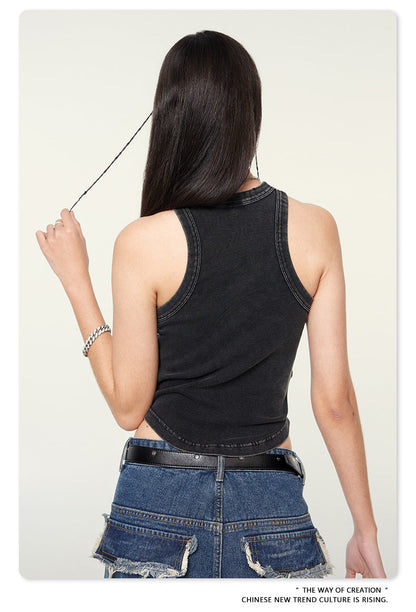 Cardydony Women's Ruched Tank Top | Summer Essential