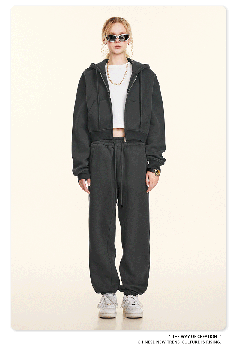 Cardydony Women's Signature Street Cropped Zip Hoodie Collection