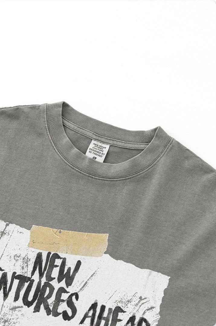 Cardydony Women's Wanderlust Print Tee | Vintage Print Streetwear