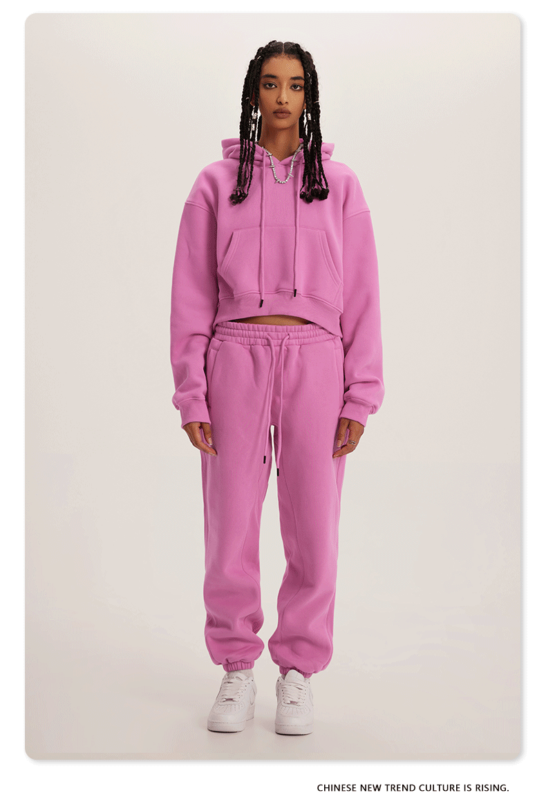 Cardydony Women's Essential Classic Cropped Pullover Hoodie Collection