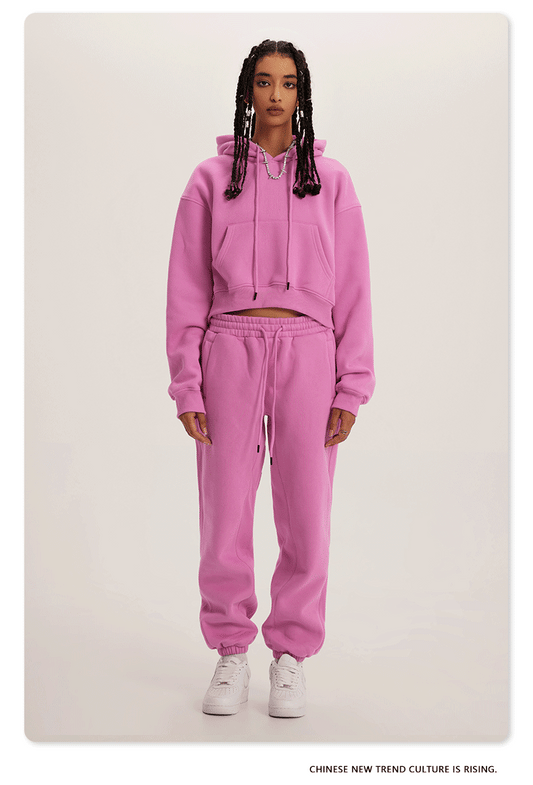 Cardydony Women's Essential Classic Cropped Pullover Hoodie Collection