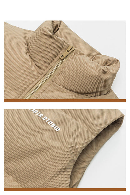 Cardydony Textured Down Puffer Vest