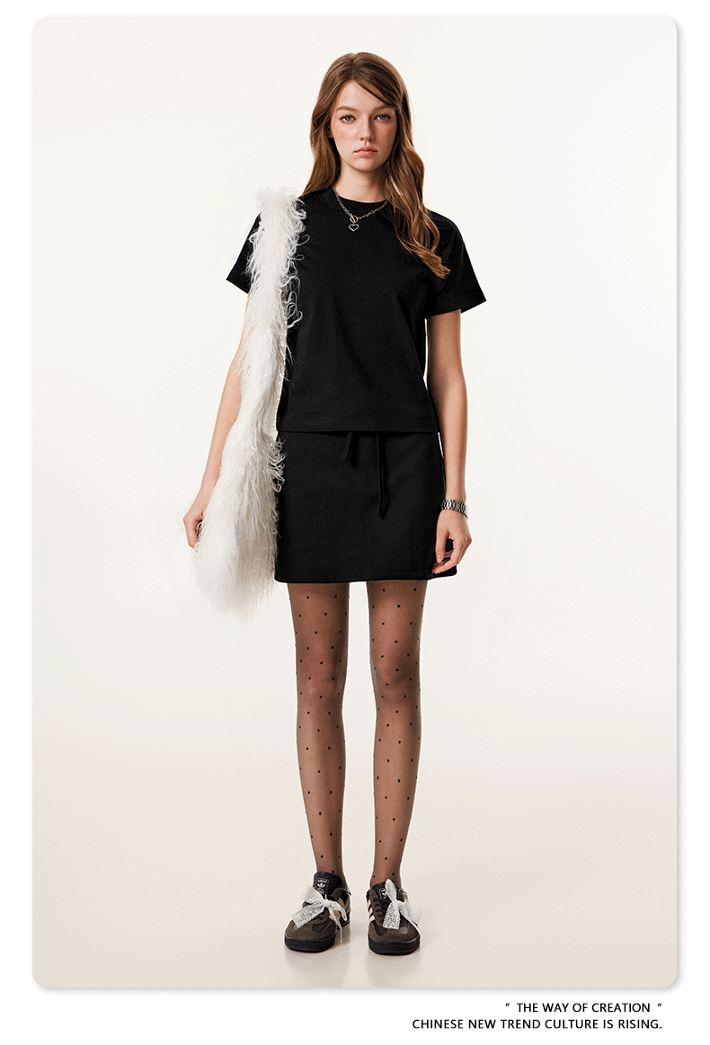 Cardydony Women's Lace Trim Top & Skirt Set | Summer Essential