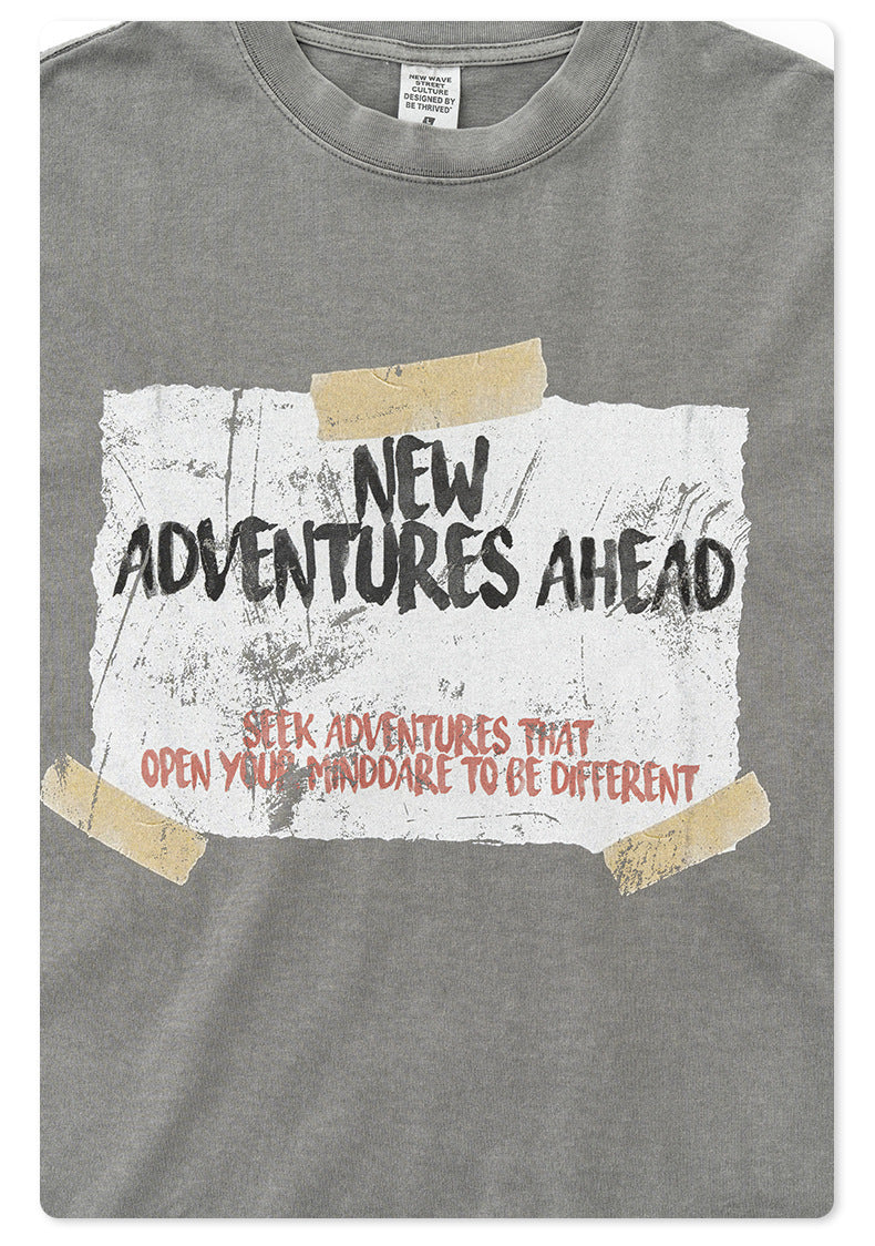 Cardydony Women's Wanderlust Print Tee | Vintage Print Streetwear
