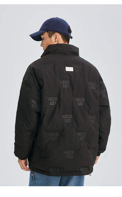 Cardydony Minimal Stand Collar Down Puffer Jacket